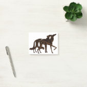Art Deco Borzoi Duo Brons Post-it® Notes (Kantoor)