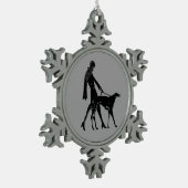 Art Deco Borzoi Ornament (Links)