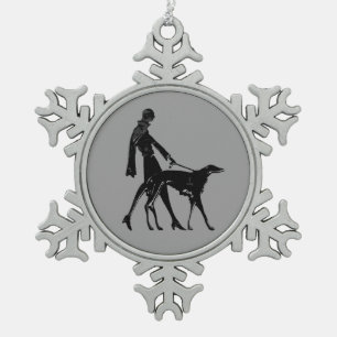 Art Deco Borzoi Ornament