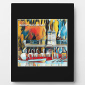 Art Deco Boston Swan Boats Fotoplaat (Voorkant)