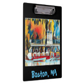 Art Deco Boston Swan Boats Klembord (Rechts)