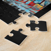 Art Deco Boston Swan Boats Legpuzzel (Zijkant)