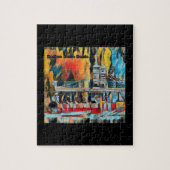 Art Deco Boston Swan Boats Legpuzzel (Verticaal)