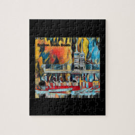 Art Deco Boston Swan Boats Legpuzzel