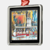 Art Deco Boston Swan Boats Metalen Ornament (Links)