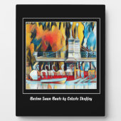 Art Deco Boston Swan Boats Plaque Fotoplaat (Voorkant)