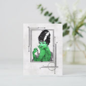 Art Deco Bride Briefkaart (Staand voorkant)