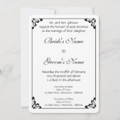  Art Deco Bride en Groom Passen getrouwd Wedding Kaart (Achterkant)