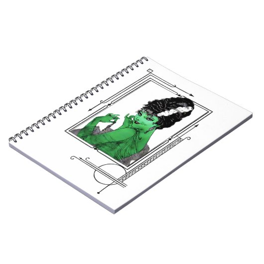 Art Deco Bride-laptop Notitieboek (Linkerzijde)