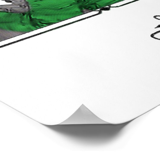 Art Deco Bride Poster (Hoek)