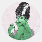 Art Deco Bride Sticker (Voorkant)