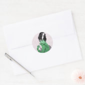 Art Deco Bride Sticker (Envelop)