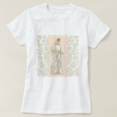 Art Deco Bride T-shirt (Design voorkant)