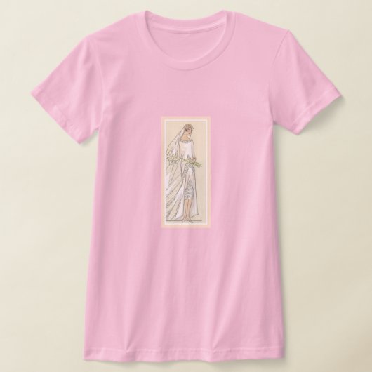 Art Deco Bride T-shirt (Laagn)