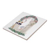 Art Deco Bride Tegeltje (Zijkant)