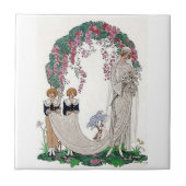 Art Deco Bride Tegeltje (Voorkant)