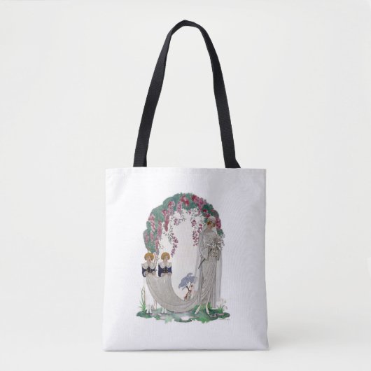 Art Deco Bride Tote Bag (Voorkant)