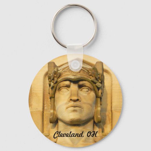 Art Deco Bridge Guardian (Cleveland) Sleutelhanger (Voorkant)