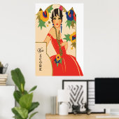 Art Deco Bridge Tally Poster (Thuiskantoor)