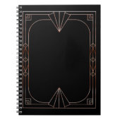 Art Deco Briefpapier Notitieboek (Voorkant)