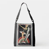 Art Deco Broadway New York Crossbody Tas (Achterkant)