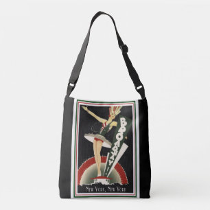 Art Deco Broadway New York Crossbody Tas