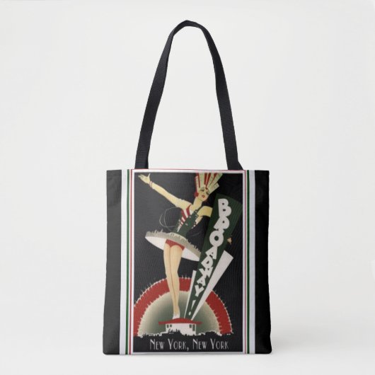 Art Deco Broadway New York Tas (Voorkant)