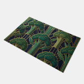Art Deco Broccoli Patroon Deurmat (Schuin)