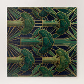 Art Deco Broccoli Patroon Legpuzzel (Horizontaal)