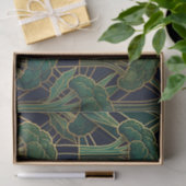 Art Deco Broccoli Patroon Tissuepapier (Geschenk)