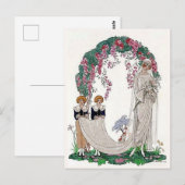 Art Deco Bruid Briefkaart (Voorkant / Achterkant)
