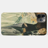 Art Deco Bruid en Bruidegom Jonggehuwden Huwelijk Case-Mate iPhone Case (Achterkant (horizontaal))