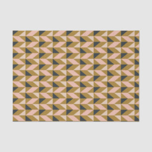 Art Deco Bruidsboeket Roze Goud Zwart Trouwen  Tissuepapier