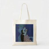 Art Deco bruidspaar, Oui van George Barbier Tote Bag (Voorkant)