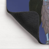 Art Deco Bruidspaar, Verliefde Trouwdans Muismat (Hoek)