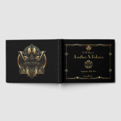  Art Deco bruiloft Gastenboek (Volledig)
