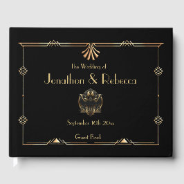  Art Deco bruiloft Gastenboek