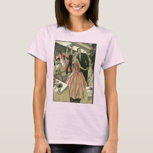 Art Deco Bruiloft in Vintage Stijl, Eerste Dans va T-shirt