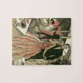 Art Deco Bruiloft, Jonggehuwden Eerste Dans Legpuzzel (Horizontaal)