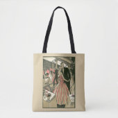 Art Deco Bruiloft, Jonggehuwden Eerste Dans Tote Bag (Voorkant)