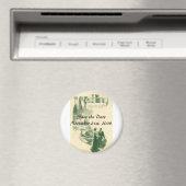 Art deco bruiloft, Save the ... Magneet (Insitu (Vaatwasser))