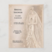 Art Deco Bruiloftsfeest Uitnodiging | Vintage 1920 Flyer (Voorkant)