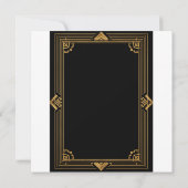 Art Deco Bruisende Jaren 20 Save The Date (Achterkant)