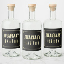Art deco bruisende jaren 20's speakeasy-drankverbo