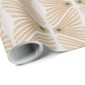 Art Deco bugs pastel Cadeaupapier (Rol Hoek)