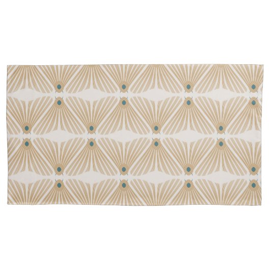 Art Deco bugs pastel Kussensloop (Voorkant-Links)