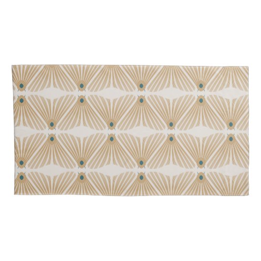 Art Deco bugs pastel Kussensloop (Achterkant-Rechts)