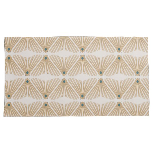 Art Deco bugs pastel Kussensloop (Voorkant-Rechts)