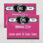 Art Deco Bunco-kaart #1 Briefkaart (Voorkant / Achterkant)