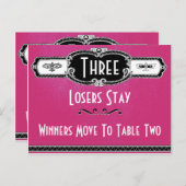  Art Deco Bunco-kaart #3 Briefkaart (Voorkant / Achterkant)